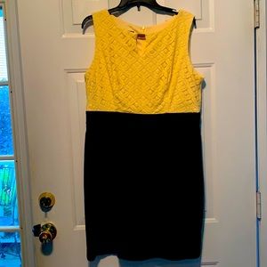 Spring eyelet sleeveless dress with denim skirt 16